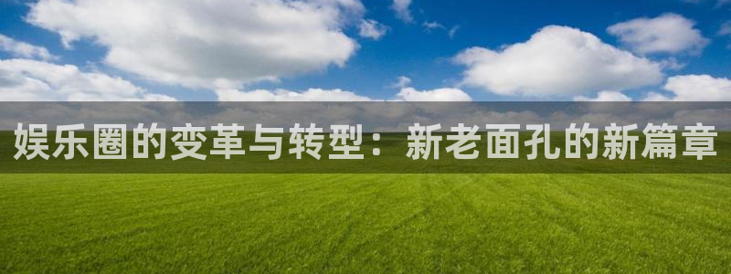 奇亿娱乐平台：娱乐圈的变革与转型：新老面孔的新篇章